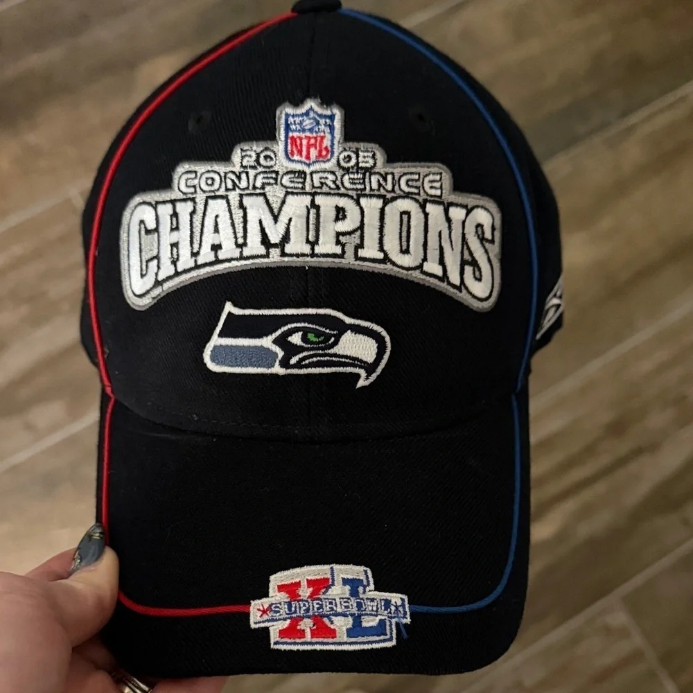 VTG rare Seattle Seahawks Conference Champions Cap 2005